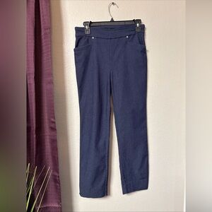 B4/3 Hillary Radley denim Chino Pull on pants size small